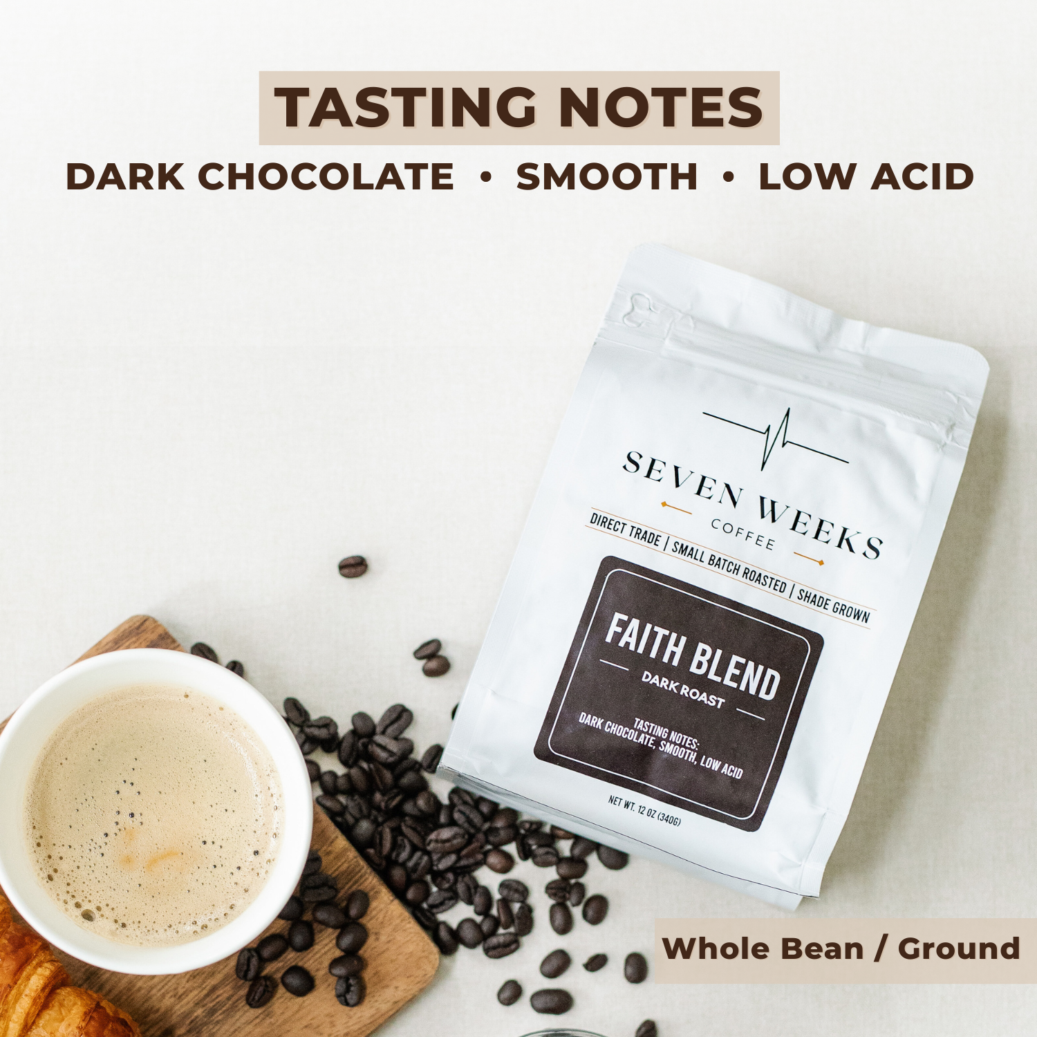 Faith Blend - Dark Roast – Seven Weeks Coffee